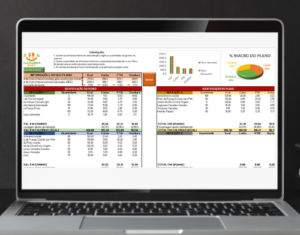 Planilha Meal Planner Easy